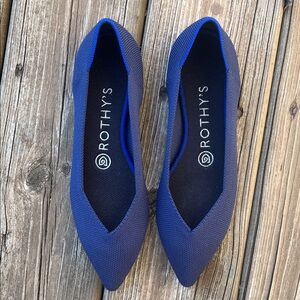 Rothy's The Point Women's Navy Blue Flats